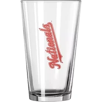 MLB Washington Nationals 16oz. Team Wordmark Game Day Pint Glass