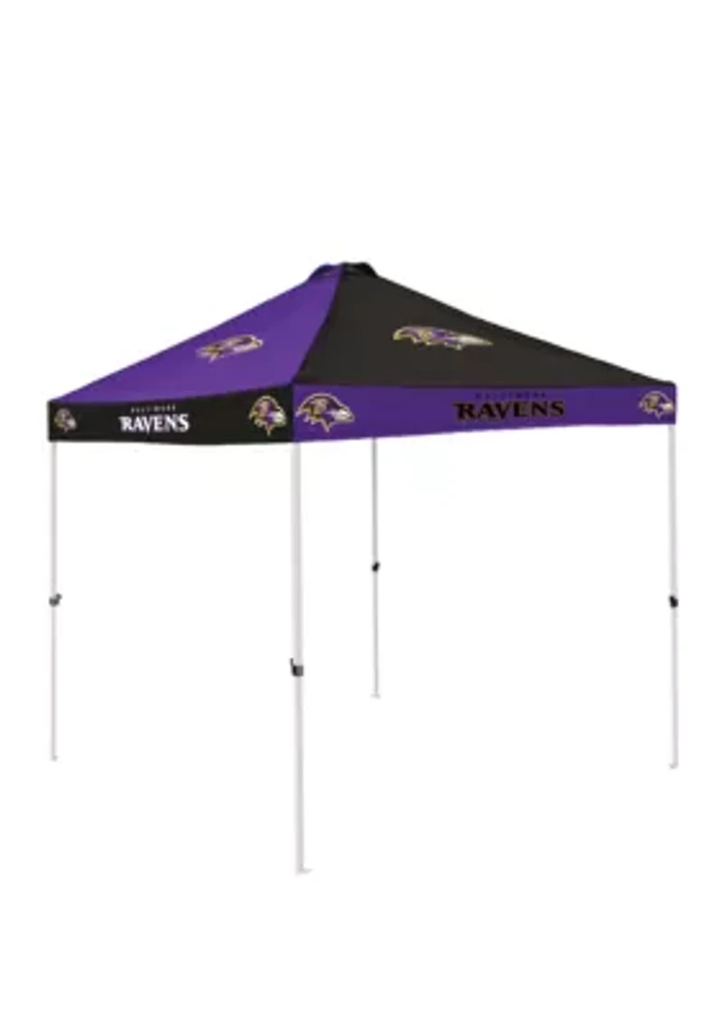 NFL Baltimore Ravens 108 in x 108 in x 108 in Checkerboard Tent