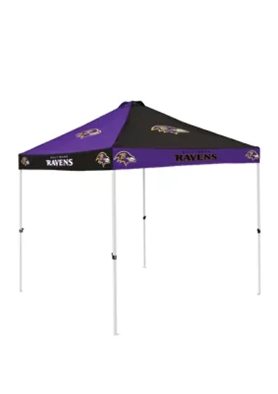 NFL Baltimore Ravens 108 in x 108 in x 108 in Checkerboard Tent