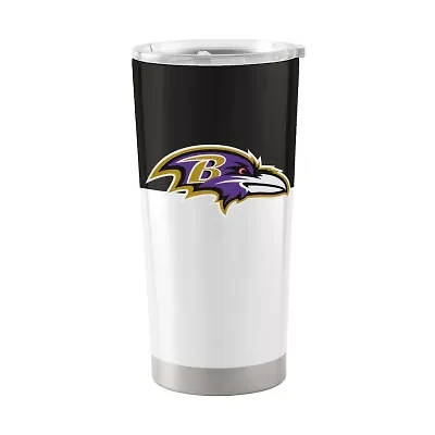 NFL Baltimore Ravens 20oz Colorblock Stainless Tumbler