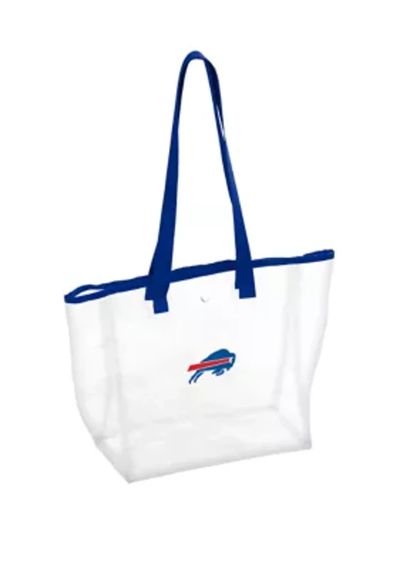 NFL Buffalo Bills 12 in x 6 in x 12 in Clear Tote