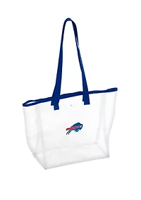  NFL Buffalo Bills 12 in x 6 in x 12 in Clear Tote