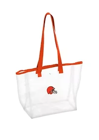 NFL Cleveland Browns  12 in x 6 in x 12 in Clear Tote