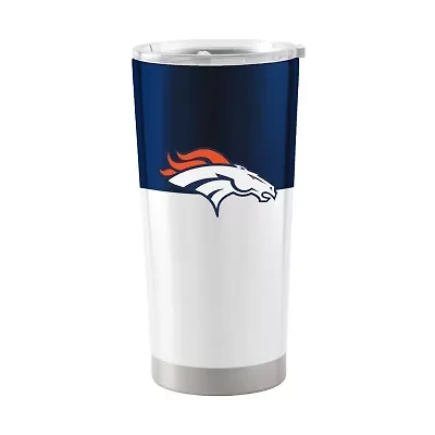 NFL Denver Broncos Colorblock 20oz Stainless Tumbler