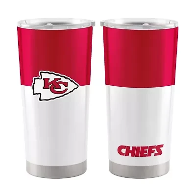 NFL Kansas City Chiefs Colorblock 20oz Stainless Tumbler