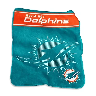 NFL Miami Dolphins 60x80 Raschel Throw