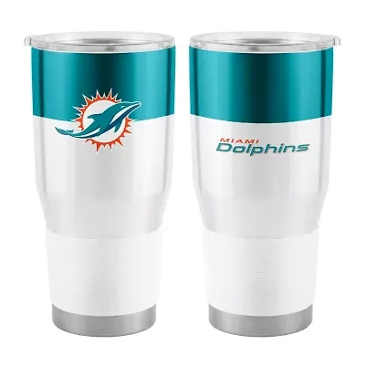 NFL Miami Dolphins 30oz Colorblock Stainless Tumbler