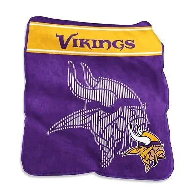 NFL Minnesota Vikings 60x80 Raschel Throw