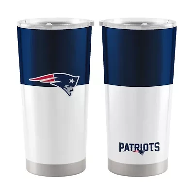 NFL New England Patriots 20oz Colorblock Stainless Tumbler