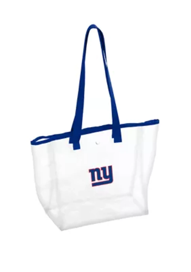 NFL New York Giants 12 in x 6 in x 12 in Clear Tote