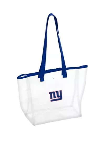 NFL New York Giants 12 in x 6 in x 12 in Clear Tote 