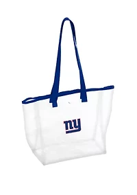 NFL New York Giants 12 in x 6 in x 12 in Clear Tote 