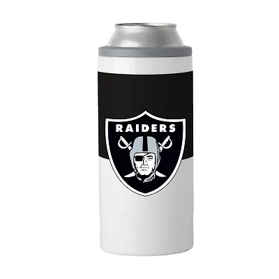 Oakland Raiders NFL Las Vegas Raiders Colorblock 12oz Slim Can Coolie