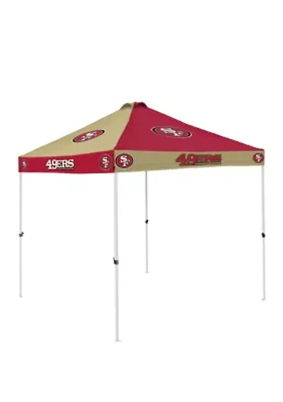 NFL San Francisco 49ers 108 in x 108 in x 108 in Checkerboard Tent