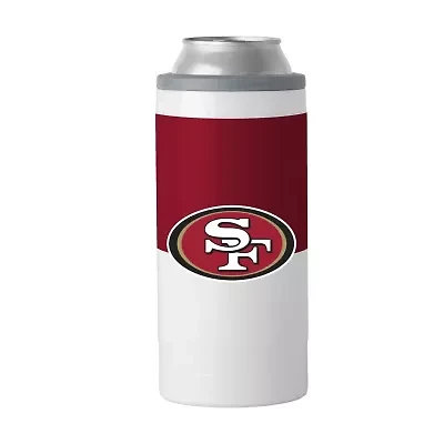 NFL San Francisco 49ers 12oz Colorblock Slim Can Coolie