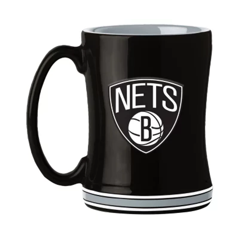 NBA Brooklyn Nets 14oz Relief Mug