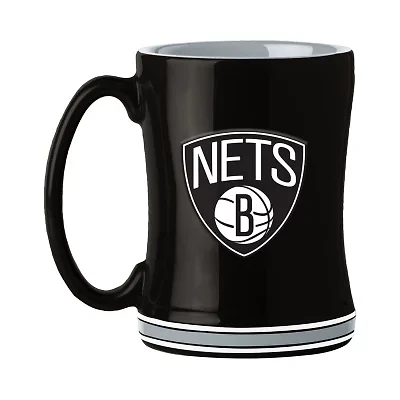 NBA Brooklyn Nets 14oz Relief Mug