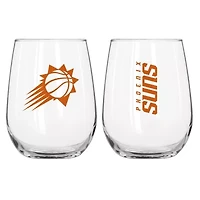 NBA Phoenix Suns 16oz Gameday Curved Beverage Glass