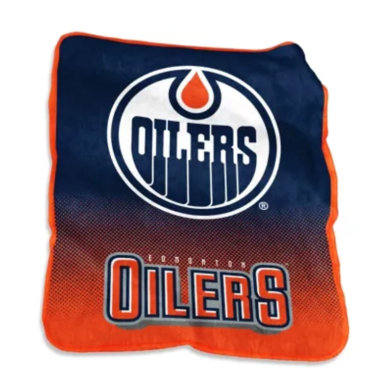 NHL Edmonton Oilers Raschel Throw