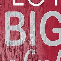 NCAA University of Alabama Crimson Tide 11 in x 19 in In This House Sign