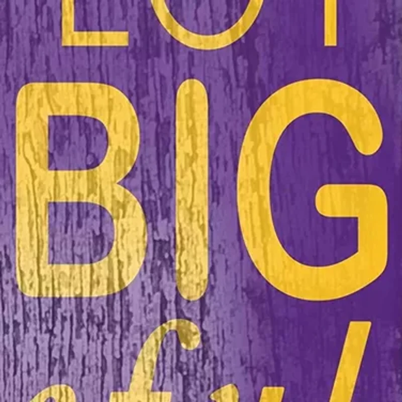 NCAA LSU Tigers In This House Sign