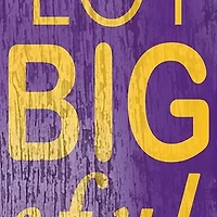 NCAA LSU Tigers In This House Sign