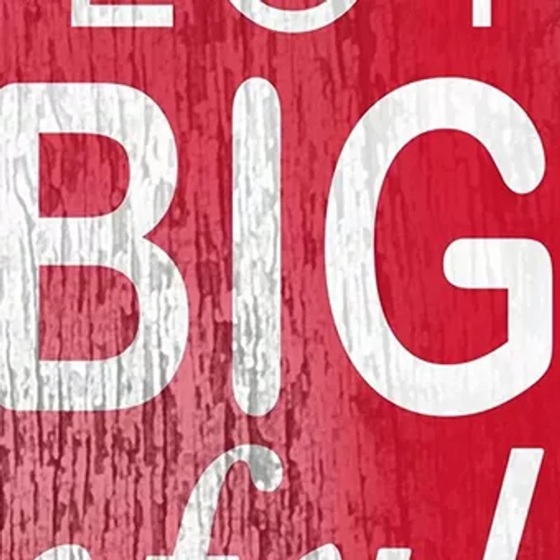 NCAA Nebraska Cornhuskers In This House Sign