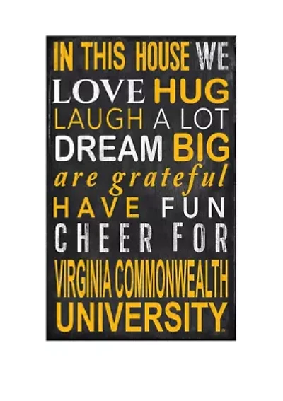 NCAA VCU Rams In This House Sign