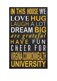 NCAA VCU Rams In This House Sign