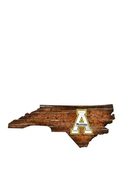 NCAA Appalachian State Mountaineers Distressed State with Logo