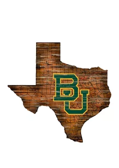 NCAA Baylor Bears Distressed State with Logo