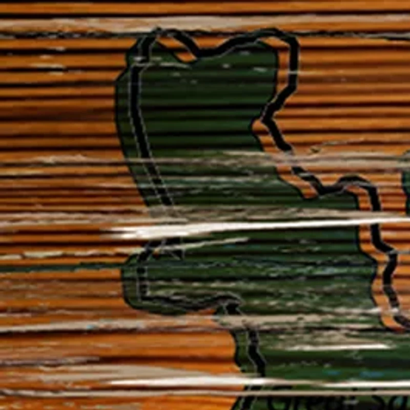 NCAA Brigham Young University Cougars Distressed State with Logo