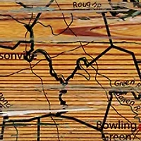 NCAA Louisville Cardinals 24 in x 24 in Distressed State Sign with Logo