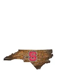 NCAA North Carolina State University Wolfpack Distressed State with Logo