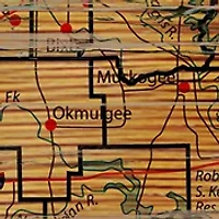 NCAA University of Oklahoma Sooners Distressed State with Logo