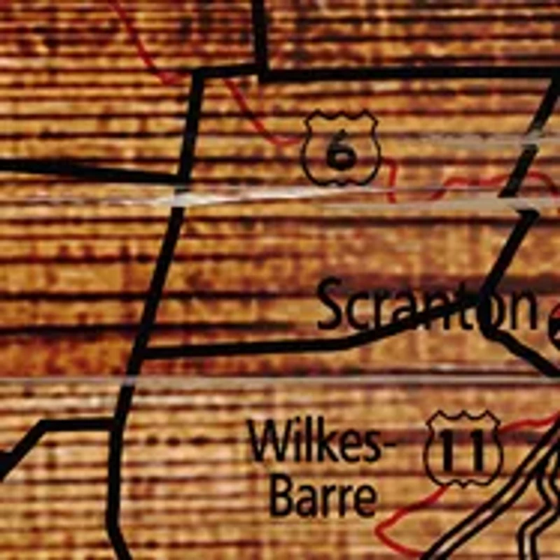 NCAA Penn State University Nittany Lions Distressed State with Logo