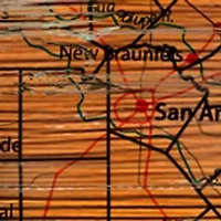 NCAA TCU Horned Frogs Distressed State with Logo