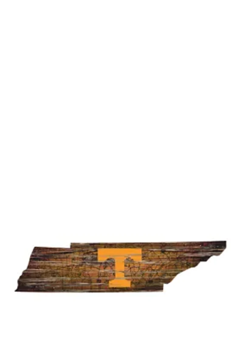 NCAA University of Tennessee Volunteers Distressed State with Logo