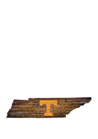 NCAA University of Tennessee Volunteers Distressed State with Logo