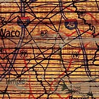 NCAA Texas Tech Red Raiders Distressed State with Logo