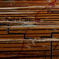 NCAA Utah State Aggies Distressed State with Logo