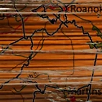 NCAA VCU Rams 24 in x 24 in Distressed State Sign with Logo