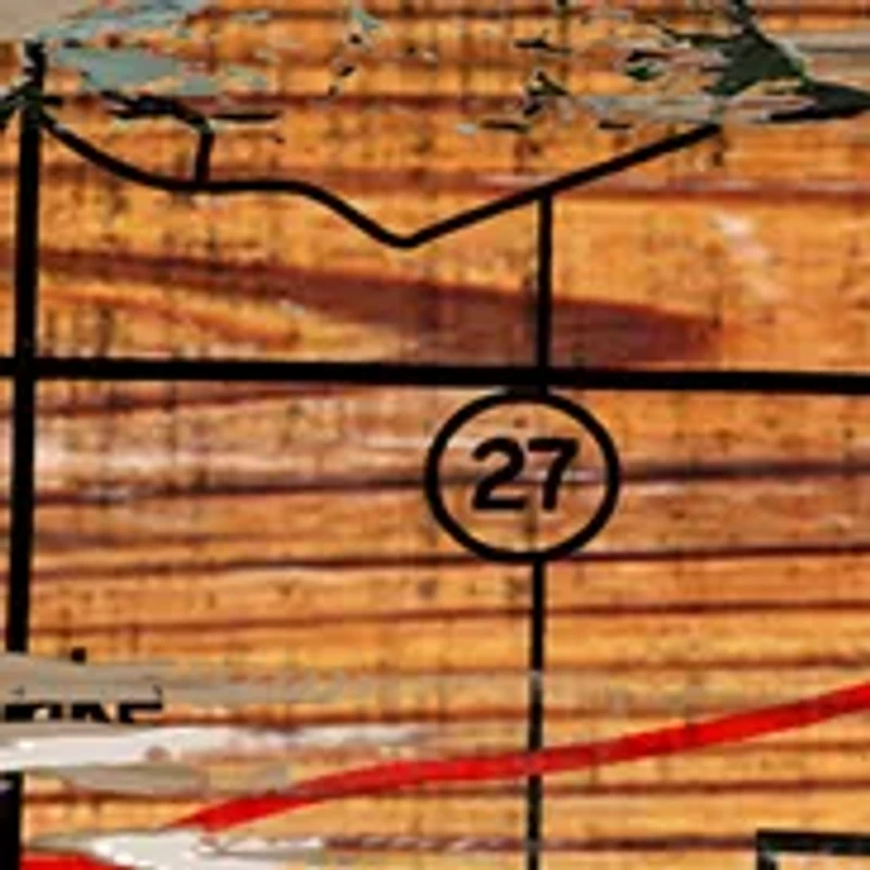 NCAA University of Wisconsin Badgers Distressed State with Logo