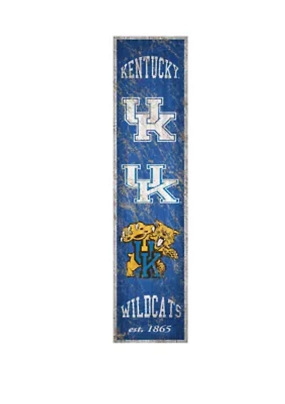 NCAA Kentucky Wildcats 6 in x 24 in Vertical Heritage Banner 