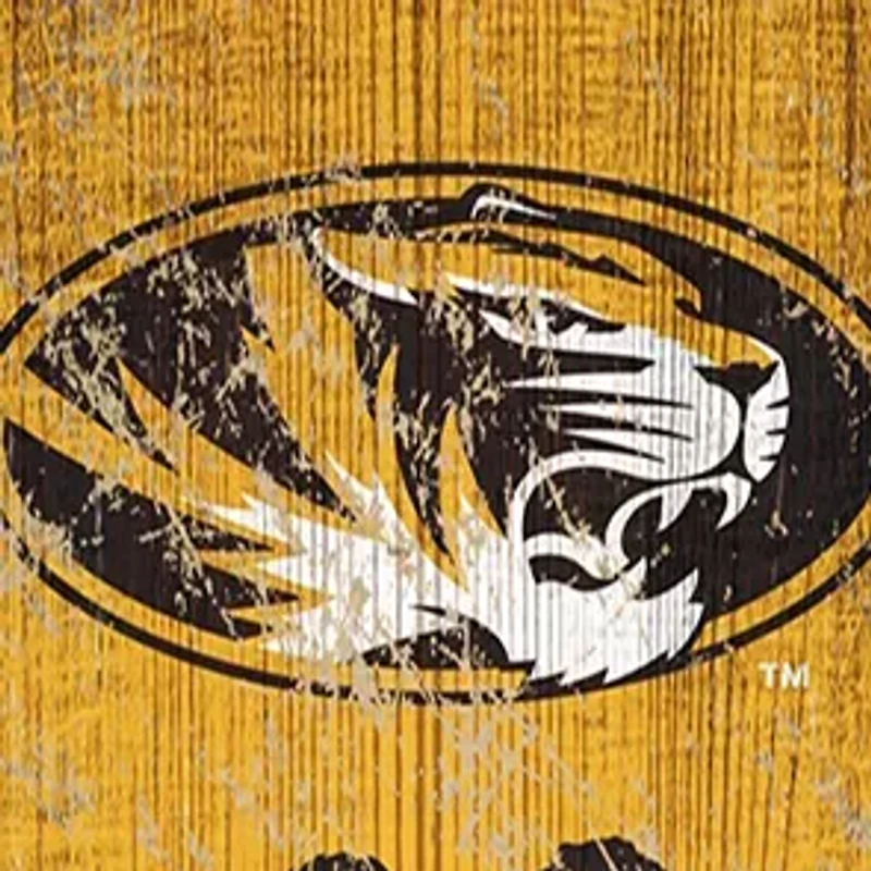 NCAA Missouri Tigers 6 in x 24 in Vertical Heritage Banner 