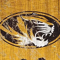 NCAA Missouri Tigers 6 in x 24 in Vertical Heritage Banner 