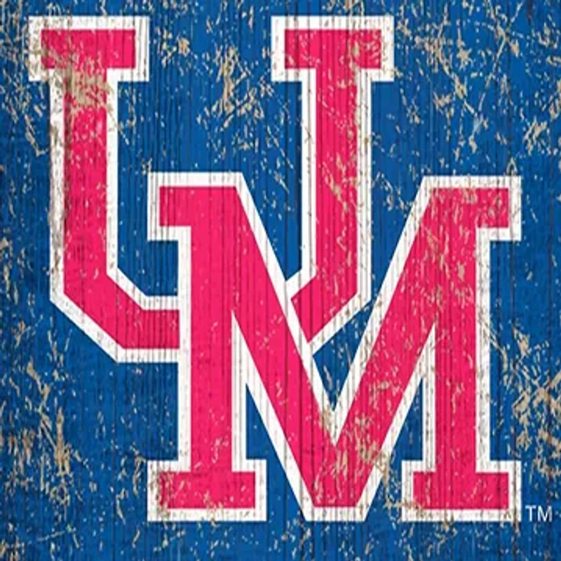 NCAA Ole Miss Rebels 6 in x 24 in Heritage Vertical Banner