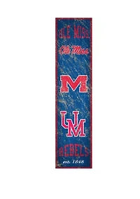 NCAA Ole Miss Rebels 6 in x 24 in Heritage Vertical Banner