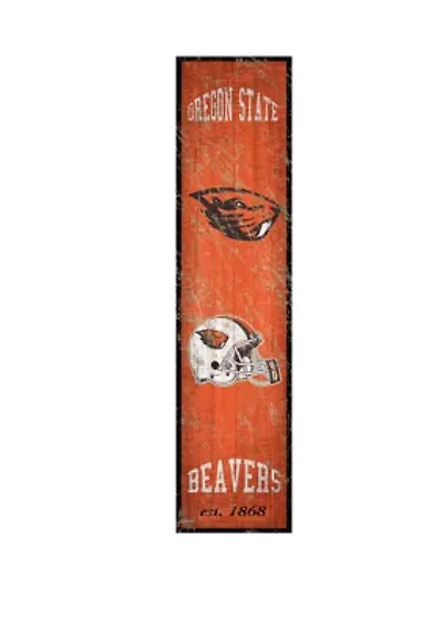 NCAA Oregon State Beavers 6 in x 24 in Vertical Heritage Banner 