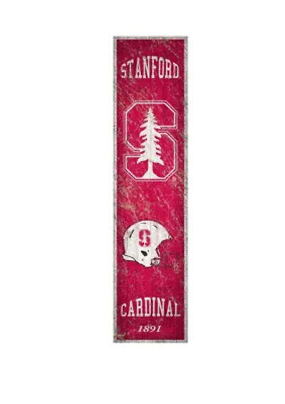 NCAA Stanford Cardinals 6 in x 24 in Vertical Heritage Banner 